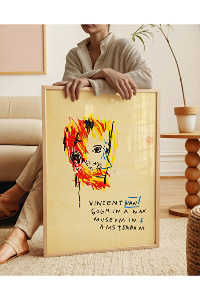 ARTHOUSECOLLECTIVE Jean-Michel Basquiat Poster - Painting Dimensions Frameless Poster