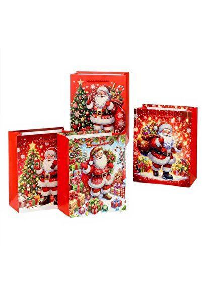 First Choice 12 large Christmas gift bags 50x40x12 cm made of durable material