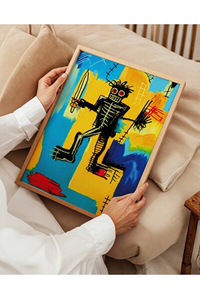 ARTHOUSECOLLECTIVE Jean-Michel Basquiat Poster - Painting Dimensions Frameless Poster