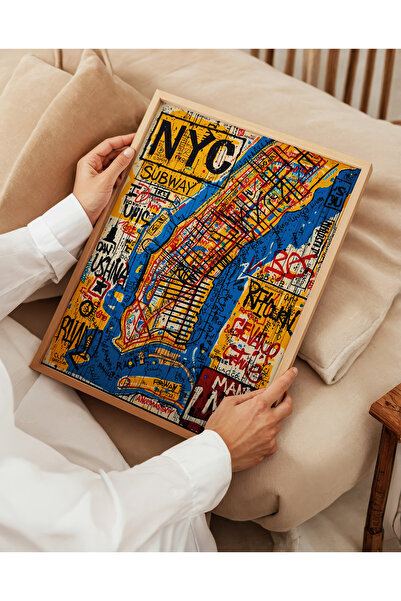 ARTHOUSECOLLECTIVE Jean-Michel Basquiat Poster - Painting Dimensions Frameless Poster