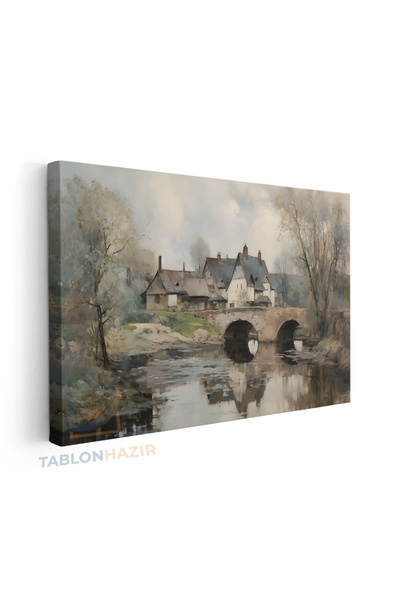 tablonhazır Yatay Kanvas Duvar Tablosu Dogamanzarasi16 Salon Tablosu Ofis Tab...