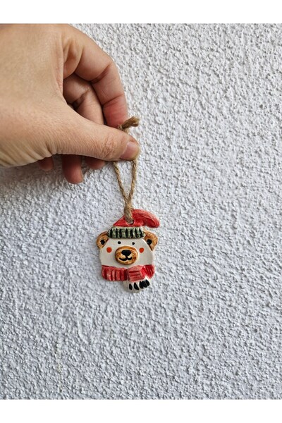 Soli Seramik Handmade Ceramic Santa Claus Christmas Tree Ornament Christmas Gift & Wall Decor Boutique Design