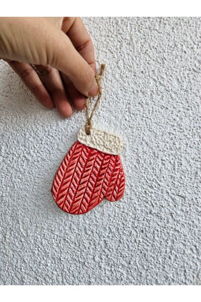 Soli Seramik Handmade Ceramic Glove Christmas Tree Ornament Christmas Gift & Wall Decor Boutique Design
