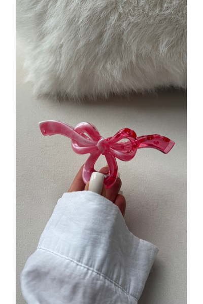 YOYYO Colorful Bowknot Hair Clip Latch Model Colorful Women's Hair Clip