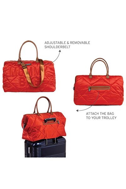 CHILDHOME Mommy Bag Puffered Red