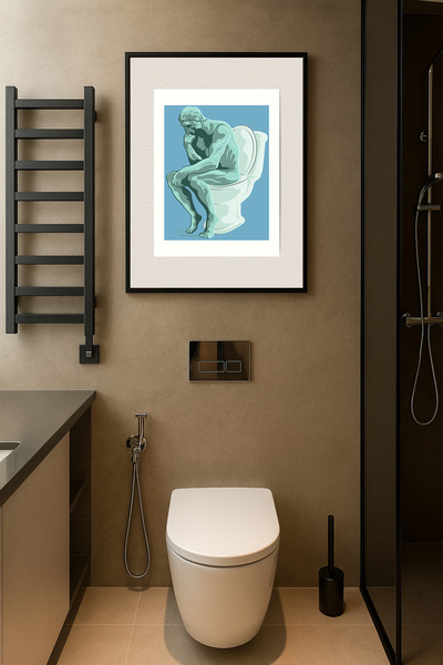 Koi Art Design Siyah Çerçeveli Tek Parça Modern Temalı Yüksek Kalite UV Baskl...