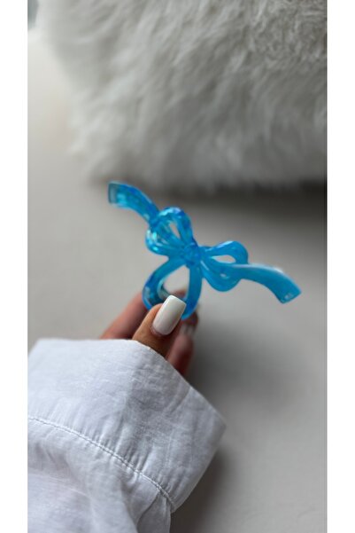 YOYYO Colorful Bowknot Hair Clip Latch Model Colorful Women's Hair Clip