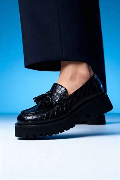 elvinshoes Alina Kadın püskülü laofer