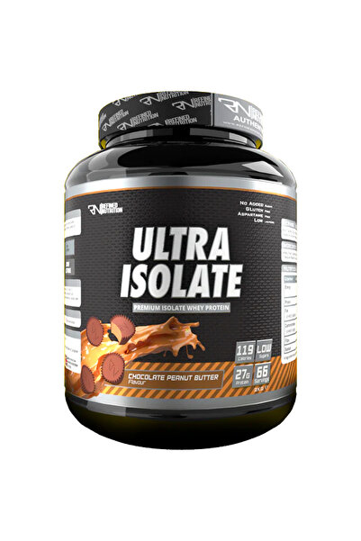 Refined Nutrition بروتين ألترا آيزوليت ٢ كجم - زبدة الفول السوداني بالشوكولاتة | بروتين معزول قليل الدهن للقوة