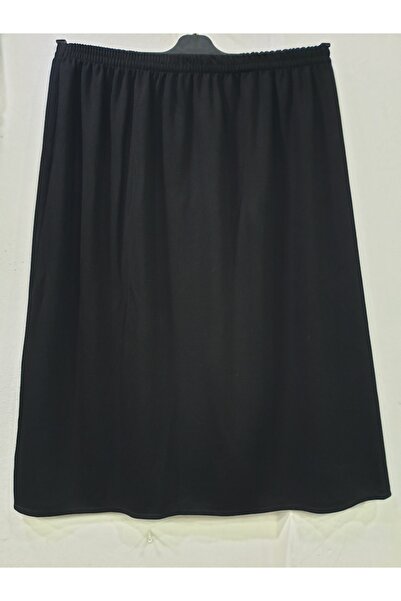 sercan konfeksiyon Women's Steel Straight Fabric 85 cm Skirt