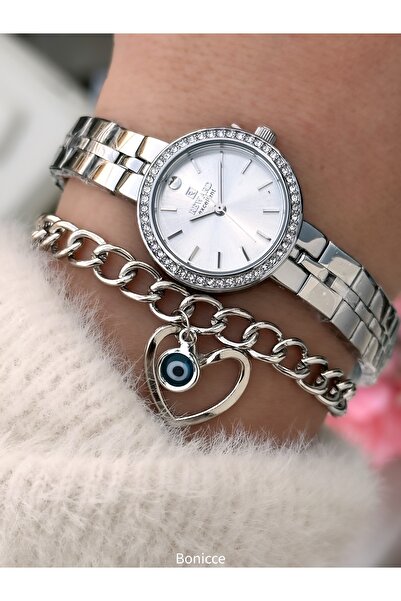 Reward Thin Steel Cord, Silver Color, in Stylish Box, Bracelet Gift