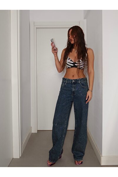 NicoleShop Blugi Full Pietre