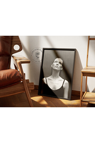 512 STORE Estetik Kate Moss Seri Vintage Model Çerçevesiz Kuşe Kağıt Poster E...