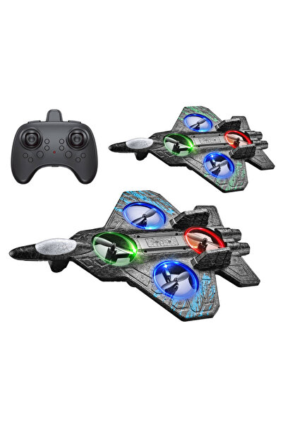 Generic 2025 Hot RC Plane Remote Controlled Fighter Aircraft Toy RTF with Lights