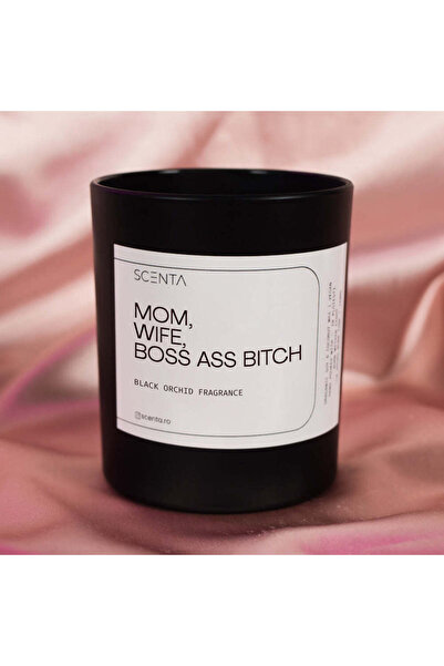 Scenta Mom, wife, boss ass bitch scented candle - Medium