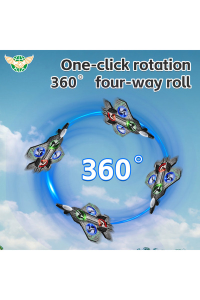 Generic 2025 Hot RC Plane Remote Controlled Fighter Aircraft Toy RTF with Lights