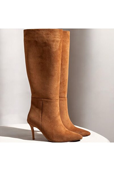 runa shoes Suede Low Heel Boots