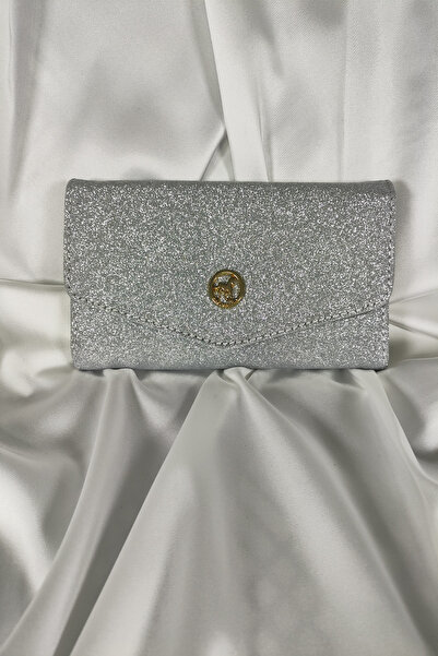 Leaf Accessory Simli Gümüş Kadın Cüzdanı Çıtçıtlı Kapaklı, Bozuk Para Gözlü, ...