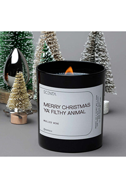 Scenta Lumânare parfumată Merry Christmas Ya' filthy animal - Mediu - 20cl