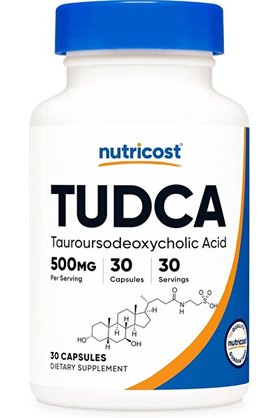 Nutricost تودكا 500 ملغ 30 كبسولة حمض التورورسوديوكسيكوليك جودة ممتازة خالٍ م...