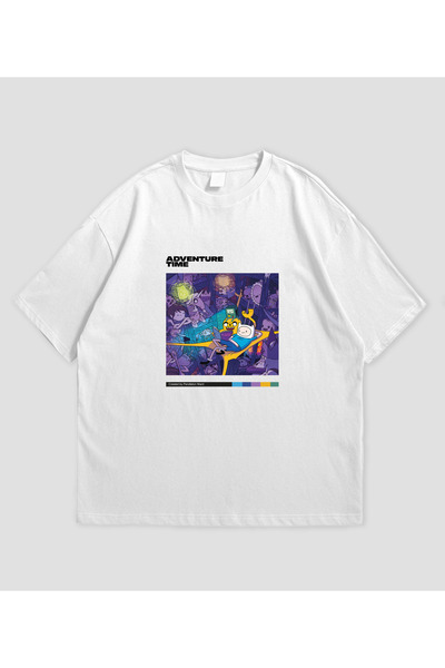 SVART WEAR Adventure Time Movie Printed Oversized Unisex T-Shirt