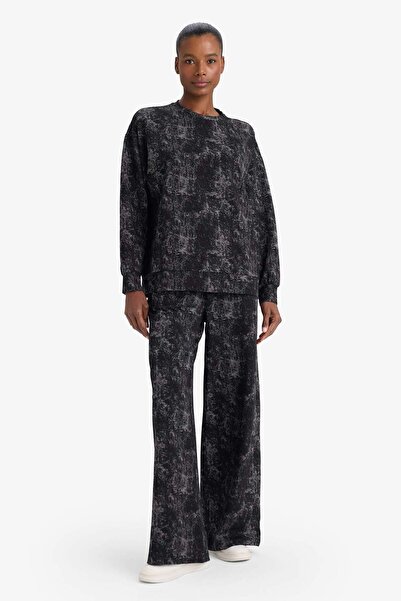 DeFacto Wide Leg Pocket Wide Leg Long Modal Sportsman Sweatpants G7089Ax25Wn