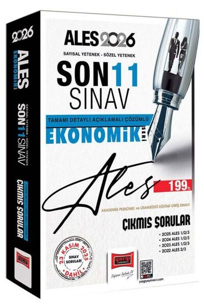 Yargı Yayınları Yargı 2026 ALES Çıkmış Sorular Son 7 Sınav Çözümlü Ekonomik Seri