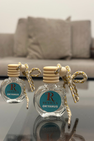 Revilya Okyanus Araba Kokusu 2'li 8 ml – Doğal Kalıcı Premium Araç Parfümü – ...