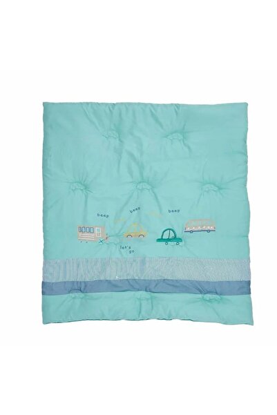 Reiashn Curry baby blanket with sky-blue summer dividers