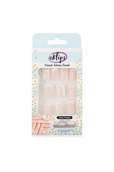 eklips Takma Tırnak French 24 Adet