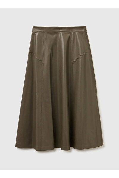 Benetton United Colors of Haki Kadın Normal Pantolon 4K3ADF09Z