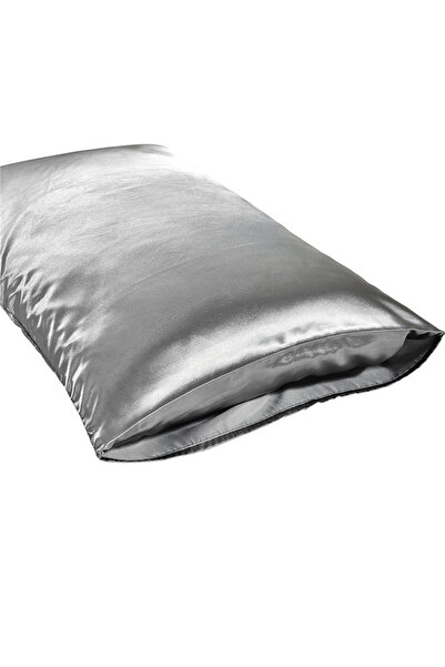 Generic 2-Piece Queen Size Pillowcases Polyester Grey 20x30inch
