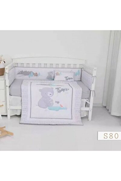 Reiashn Gray baby crib with summer dividers