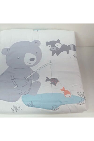 Reiashn Gray baby crib with summer dividers