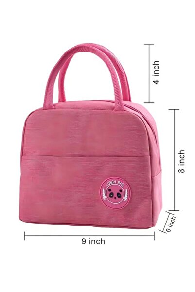 Generic Lunch Bag Plain Reusable Insulated, Waterproof Bag for Kids or Adults