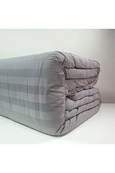 Reiashn Olivia Hotel Bedspread - 003 Gray with Separate Filling, 100% Cotton, Summer Double