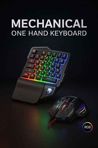 HMO Store Oyun Klavye & Mouse Set Ledli Q