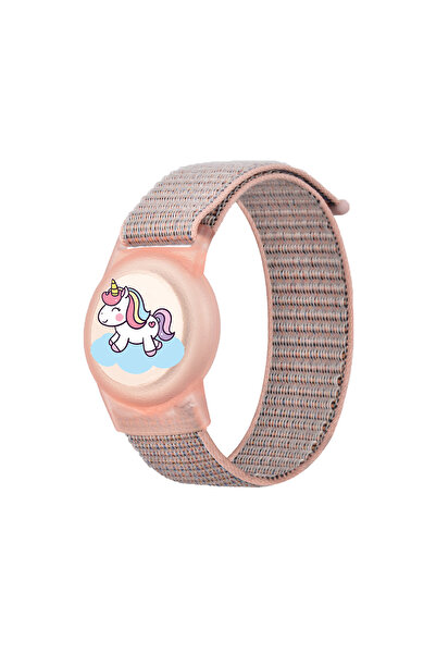 Inoshine Airtag Bracelet for Kids, Apple Air Tag Covers with Nylon Wristband, Airtag Holder Trackers Case