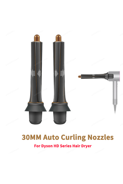 Choice1 30HDgold Auto Hair Dryer Curling Attachment 20/30mm Curling Nozzle For Dyson Airwrap&HairDryer Attac