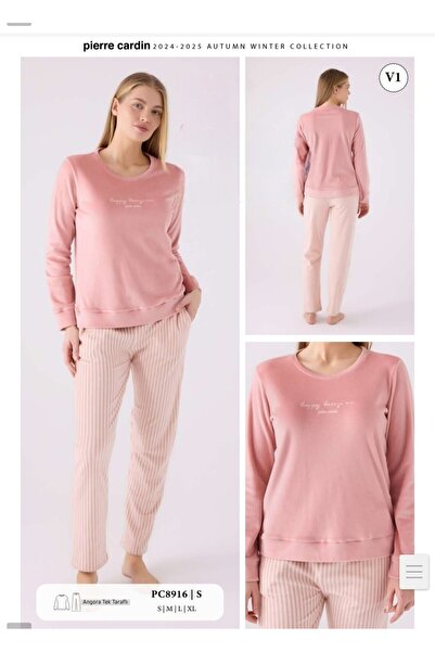 Pierre Cardin KADIN UZUN KOL PİJAMA TAKIMI