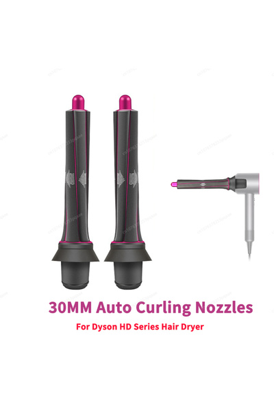 choice2 30HDpink Auto Hair Dryer Curling Attachment 20/30mm Curling Nozzle For Dyson Airwrap&HairDryer Attac