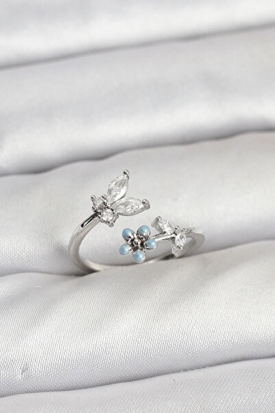 Epilons خاتم نسائي من النحاس الفضي اللون من Bfs