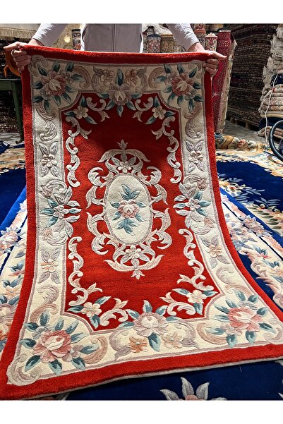 RD RAMAZAN DAĞ EL HALI SANATI El Dokuma Kabartmalı Çin Halısı Birinci Sınıf K...