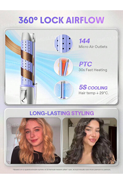 SHEGLAM Cool Lock Airflow Styler - 25mm