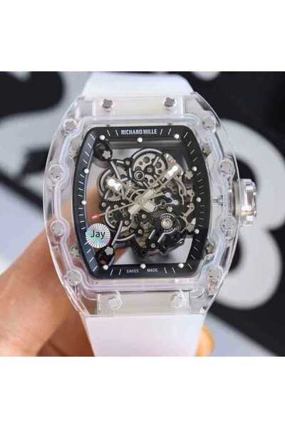 RICHARD MILLE ريتشارد ميل شفاف - كشف آلية الحركة اوتوماتيك
