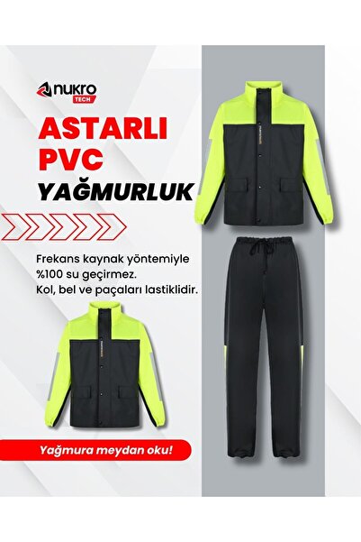Nukrotech Astarlı PVC Yağmurluk