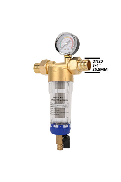 choice2 DN20 OSWNKW-05 Pre Filter Purifier Whole House Spin Down Sediment Wat...