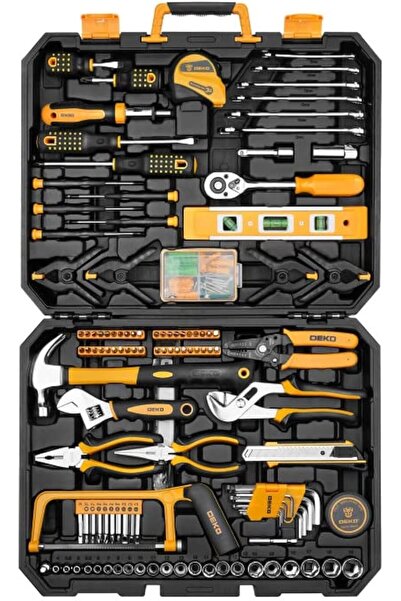 Xess 228-Piece Socket Wrench Auto Repair Tool Set with Plastic Toolbox