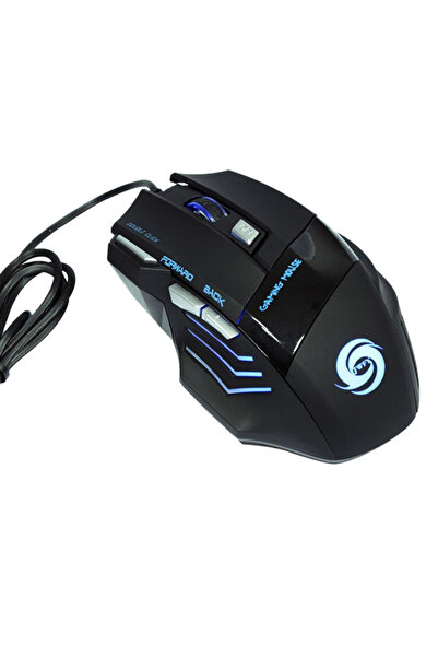 Generic 5500DPI Gaming Mouse USB Wired Optical 7-Buttons
