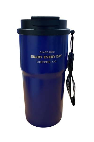 Biki 500ml Hot & Cold Stainless Steel Mug Protein Shaker Thermos Bottle 18.5x9cm